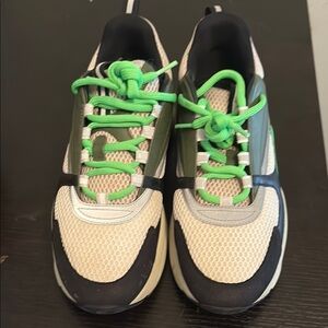 Kids' Green and Black Sneakers